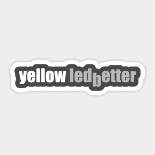 Yellow Ledbetter Jeremy Lyrics Sticker